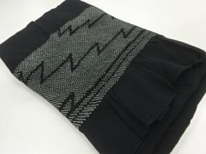 正絹　絞り稲妻模様男物兵児帯